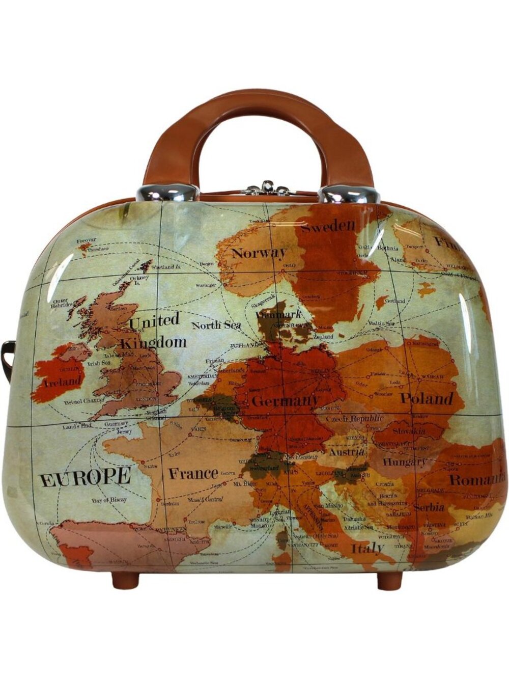 Chic 13-Inch Cosmetic Case Shoulder Tote for Travel & Everyday Use - Europe